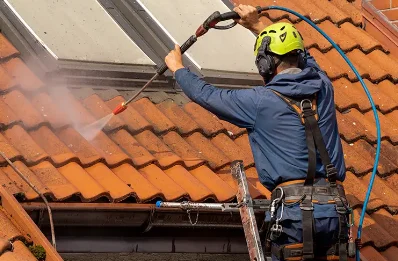Démoussage et hydrofuge de toiture à Vatteville